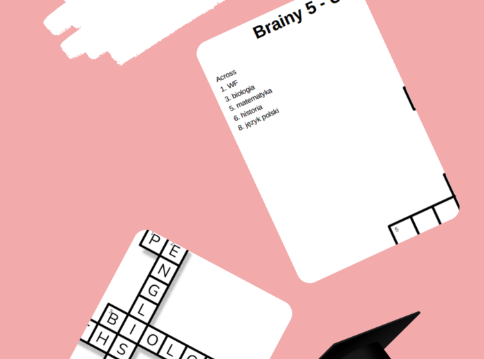 Brainy 5 – Unit 7 – krzyżówki – Sports events, places and people/Television and other media