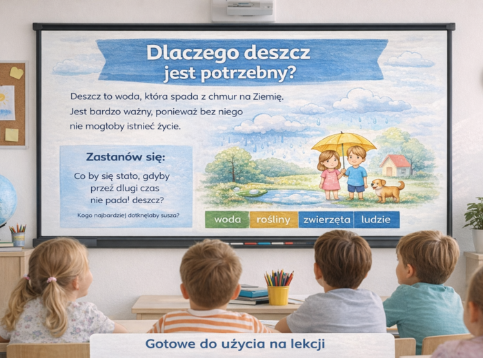 Tekst: Dlaczego deszcz jest potrzebny?