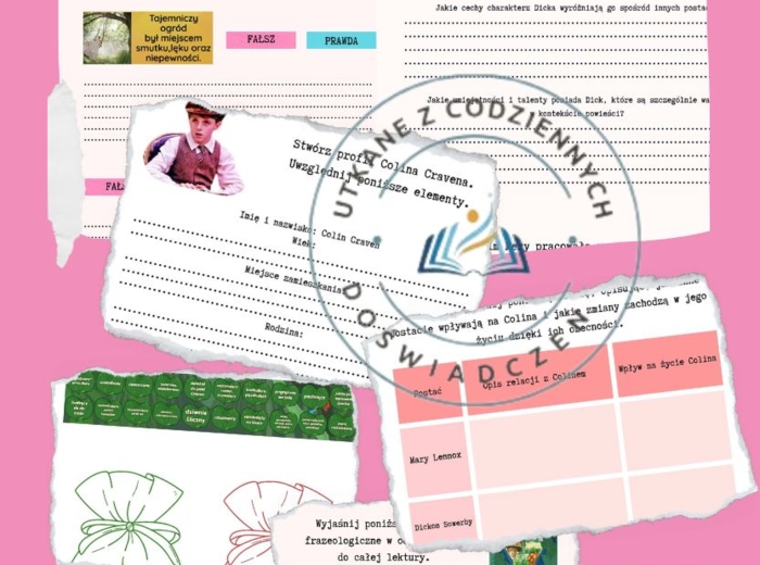 Stacje zadaniowe do „Tajemniczego ogrodu”