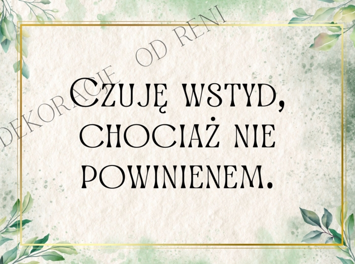 Czy wiesz jak wpływa na mnie twój hejt?