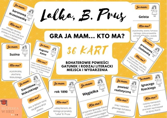 Lalka - Ja mam... Kto ma? Gra dydaktyczna do lektury