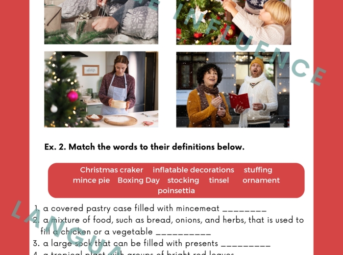 Angielski B1/B2 - Lekcja Christmas - "It's time to be jolly!"