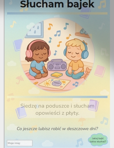 Co można robić, gdy pada deszcz?