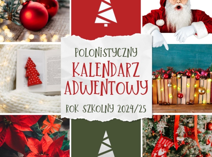 Polonistyczny kalendarz adwentowy - wersja pdf