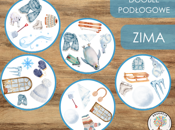 Gra podłogowa dooble - zima