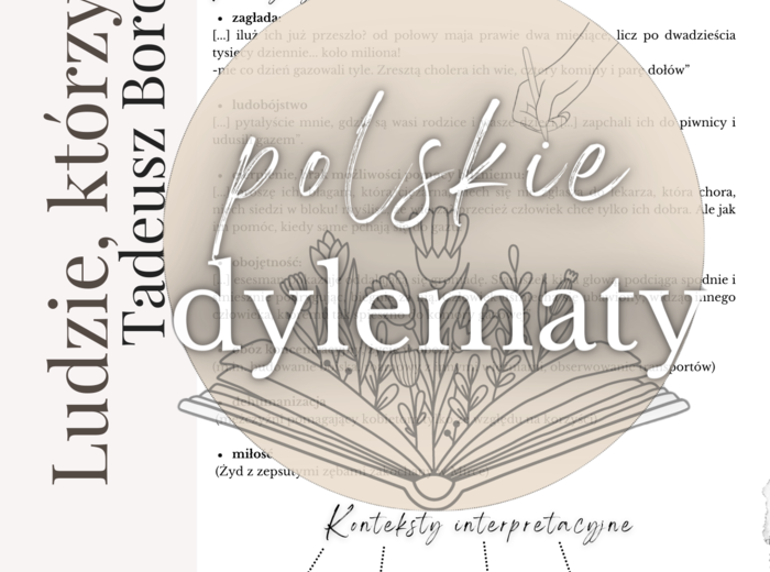 Tadeusz Borowski "Ludzie, którzy szli" - opracowanie maturalne