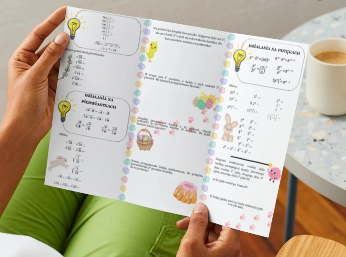 Pierwiastki i potęgi - Wielkanoc