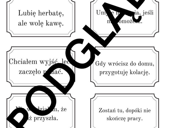 Zdanie pojedyncze, złożone, równoważnik zdania