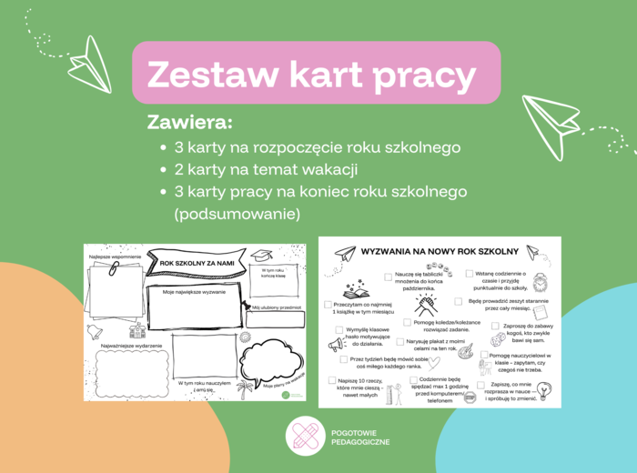 Zestaw kart pracy