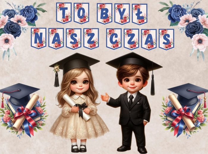 🎓 TO BYŁ NASZ CZAS 🎓 DEKORACJA ZAKOŃCZENIE ROKU🎓