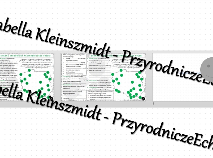 Minizestaw na temat „Ochrona środowiska przyrodniczego” – sketchnotka + karta pracy w power point + gratisowy link do prezentacji multimedialnej niekomercyjnej wykonanej w genial.ly do indywidualnego pobrania i użycia do celów niekomercyjnych. Geografia 