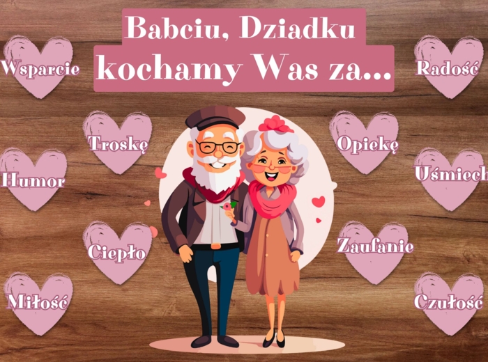 🌸 BABCIU, DZIADKU...DEKORACJA XXL🌸