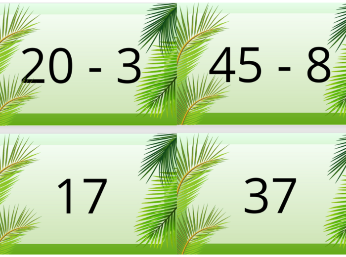 Fiszki z odejmowania do 100 – do samodzielnego wydruku