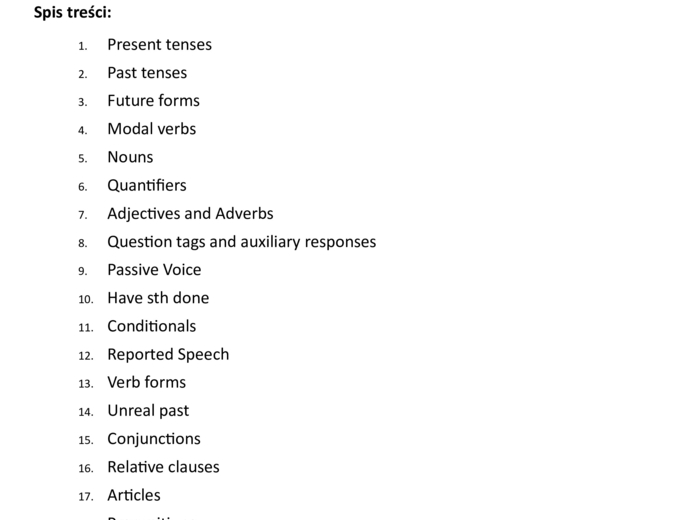 Gramatyka języka angielskiego. Matura formuła 2023 - poziom podstawowy.