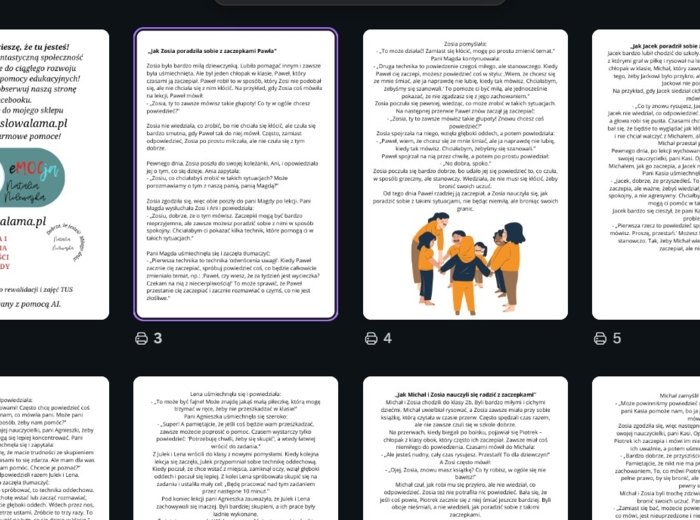 17 Opowiadań o trudnych emocjach i zachowaniach