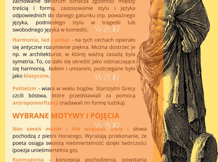 Matura: starożytność - notatka o epoce