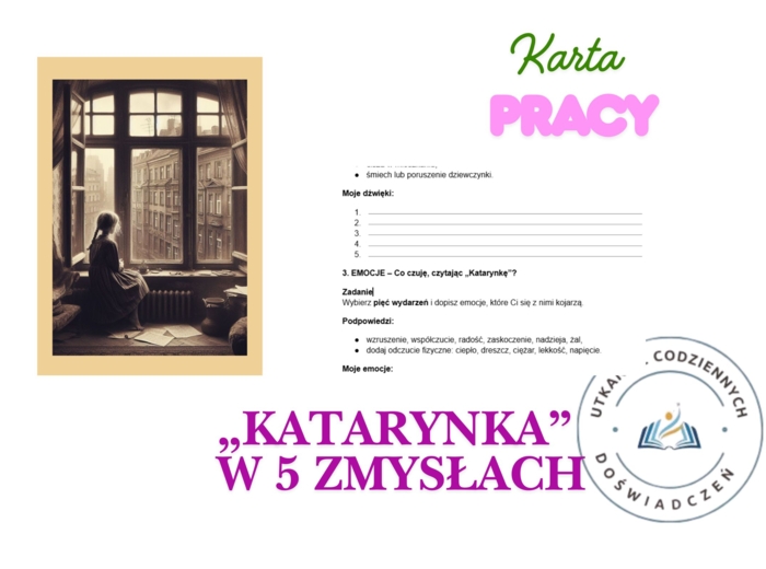 KARTA PRACY – „Katarynka” w 5 zmysłach