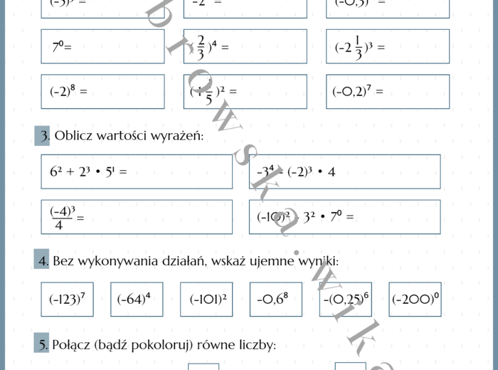 Potęga o wykładniku naturalnym