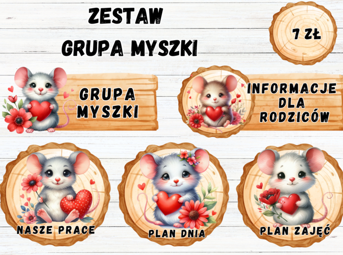 ZESTAW GRUPOWY GRUPA MYSZKI
