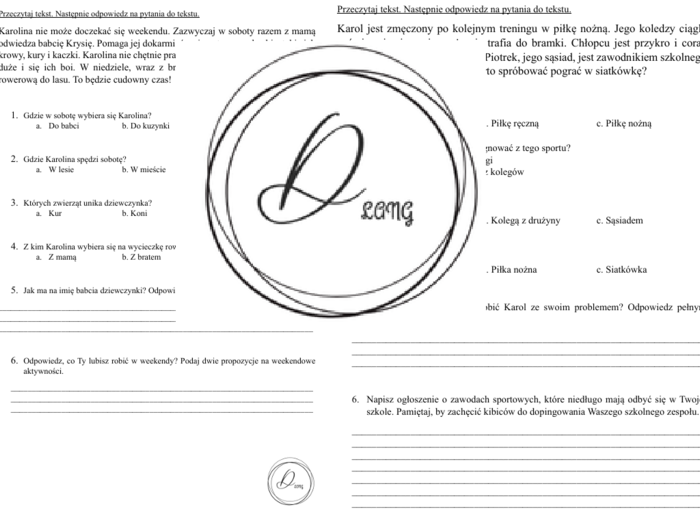 Czytanie ze zrozumieniem