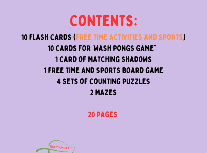 Summer: Free time activities part 1. Lato: Zabawy w czasie wolnym cz.1 Dobre dla SPE