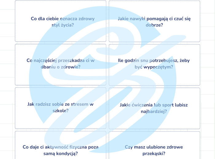 Edukacja zdrowotna – 30 pytań dla szkół średnich