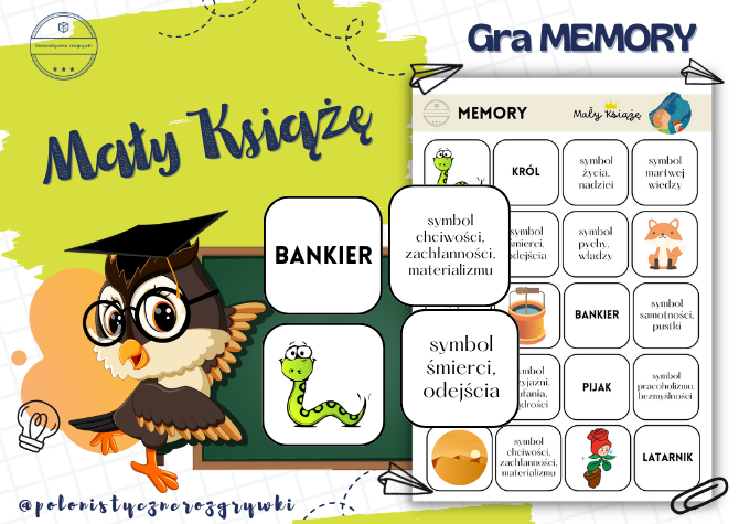 Memory. Mały Książę. Gra dydaktyczna