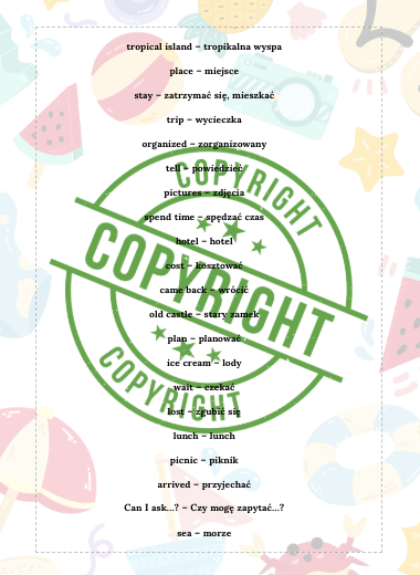 Przedwakacyjna Powtórka do E8 – Parafrazy, Dialogi i Ćwiczenia Językowe (Poziom A2, aż 95 przykładów!) 🌴📘