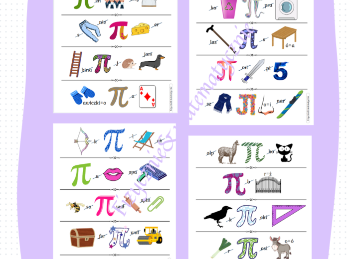 Rebusy z Liczbą Pi w roli głównej – Dzień Liczby Pi, część II.
