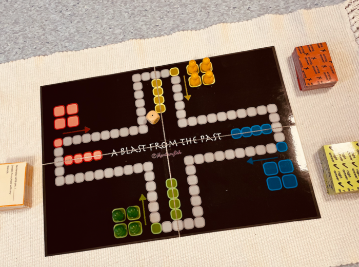 Gra "A Blast from the Past": Past Simple, Past Continuous, Present Perfect