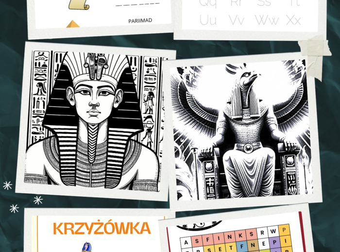 Zabawy i gry z Faraonem - Karty Pracy