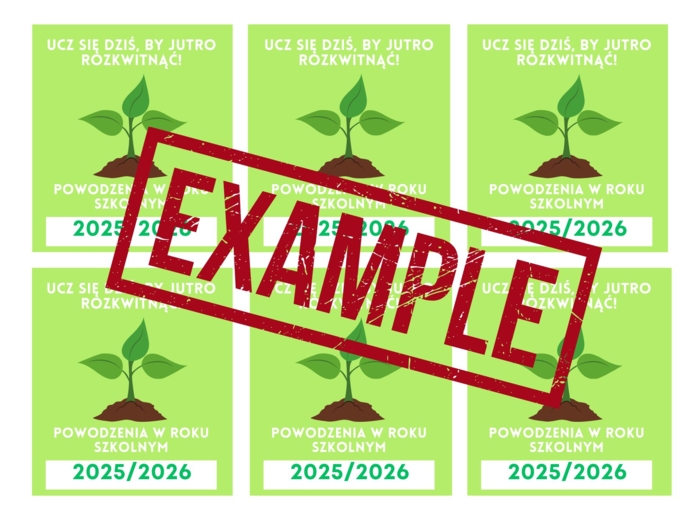 Wklejki do zeszytów / wklejki motywacyjne