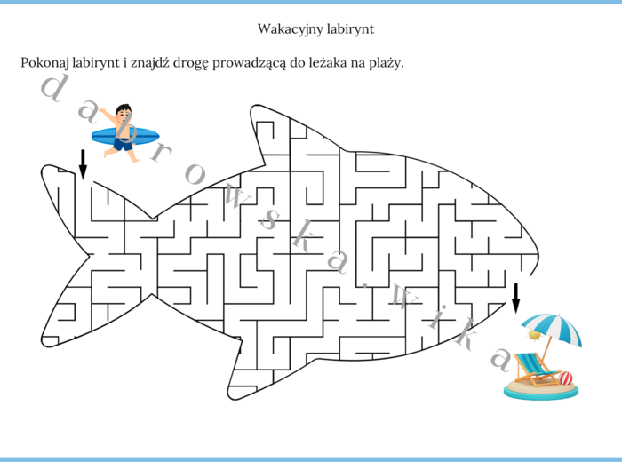 Wakacyjny labirynt