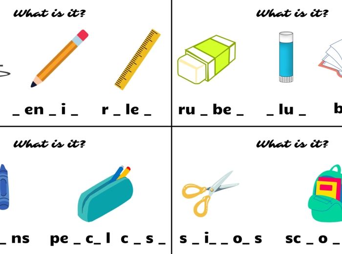 What is it? Powtórka ze słownictwa dla klas 1-3