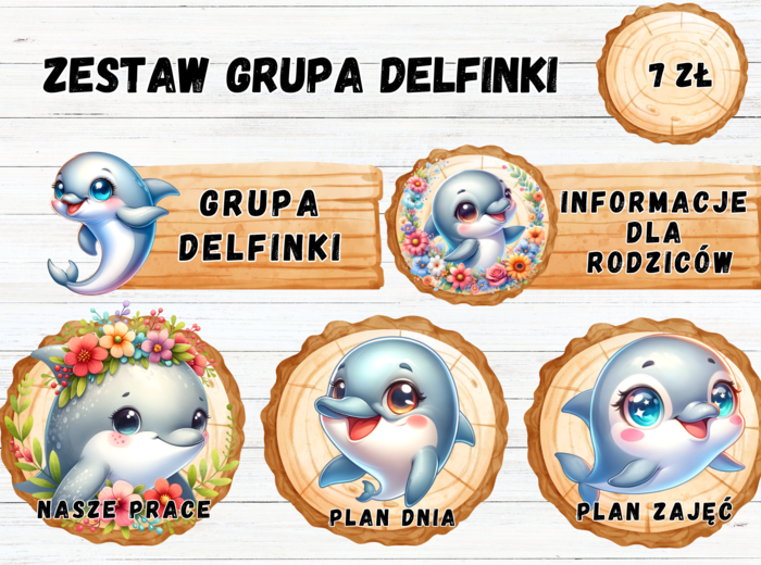 ZESTAW GRUPOWY GRUPA DELFINKI