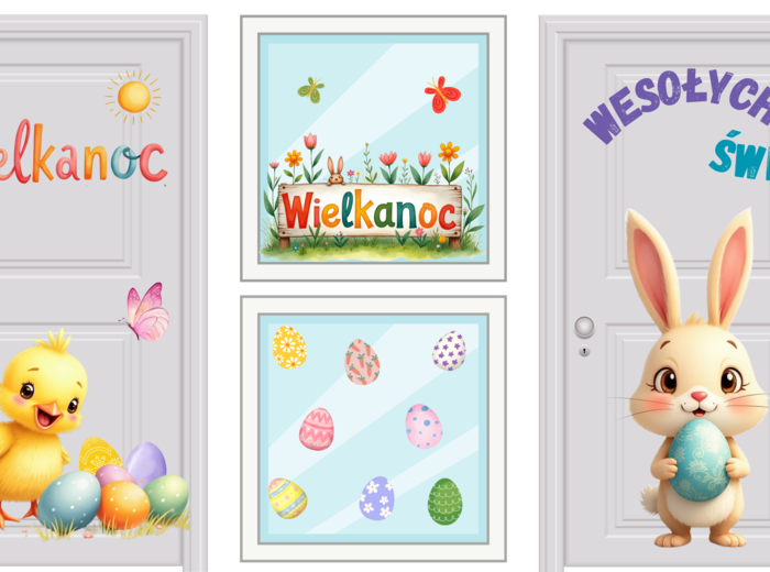 Ozdoby wielkanocne i wiosenne do szkoły i przedszkola/możliwość własnej aranżacji