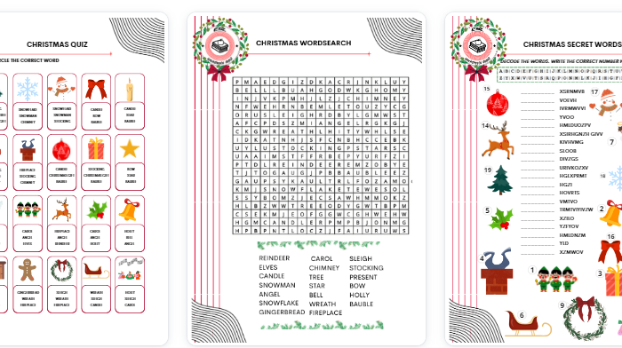 Christmas Booklet - materiał świąteczny dla klas 4-6