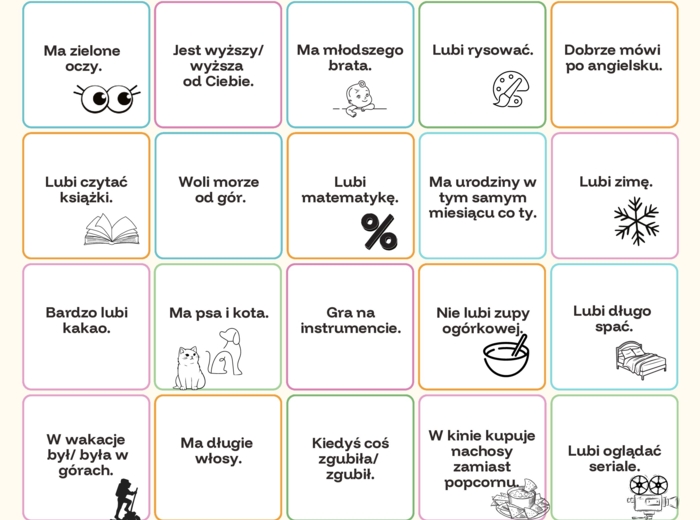 Zestaw na zajęcia integracyjne