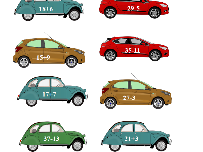 Matematyczne parkingi – gra matematyczna
