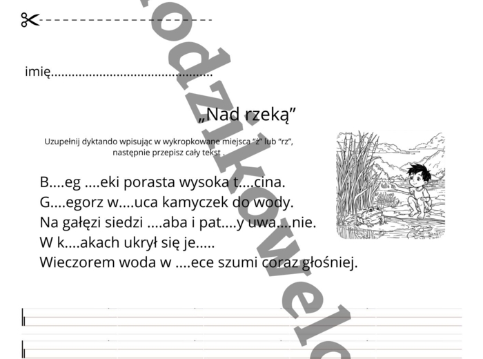 Krótkie dyktanda na szybkie powtórki