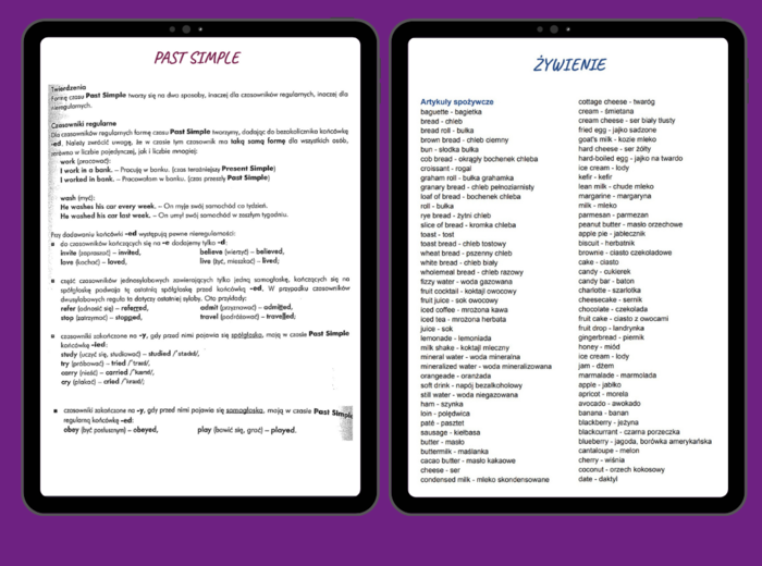 Notatki 8-klasisty - Język angielski