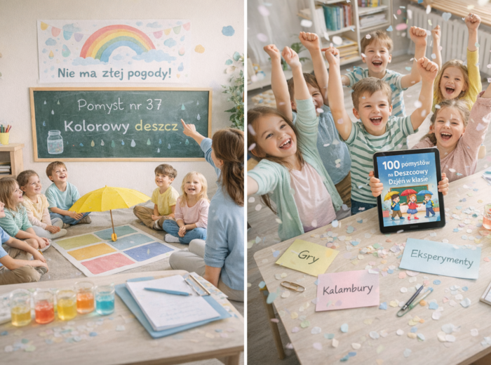 Ebook "100 pomysłów na deszczowy dzień w klasie"