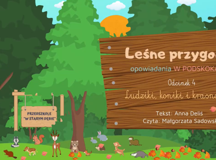 LEŚNE PRZYGODY - opowiadania W PODSKOKACH odc. 4 "Ludziki, koniki i krasnoludki" AUDIOBOOK | JESIEŃ