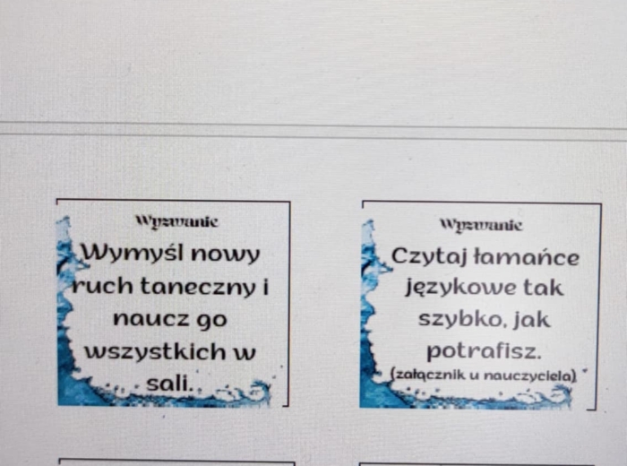 Pytania i wyzwania- godzina wychowawcza