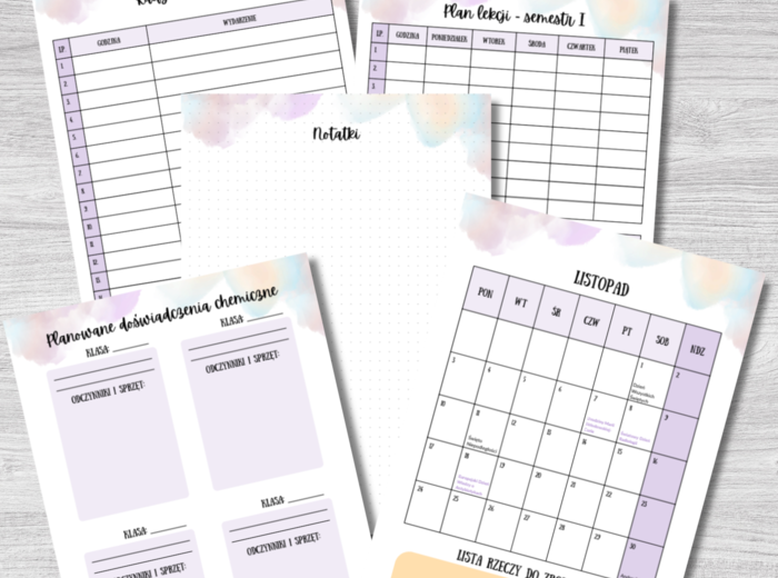 Planer Nauczyciela Chemii 2025/2026