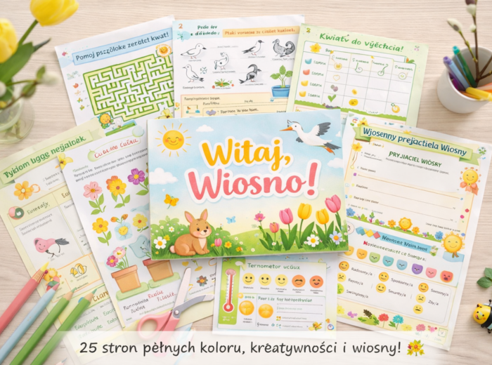 Witaj, Wiosno! – zestaw kart pracy i dekoracji