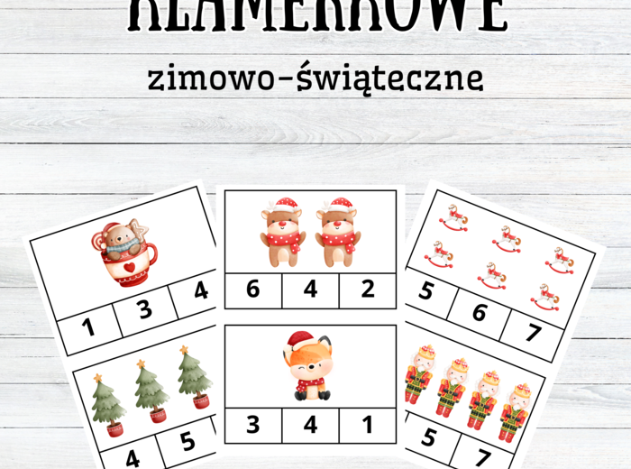 ZIMOWE ZABAWY KLAMERKOWE