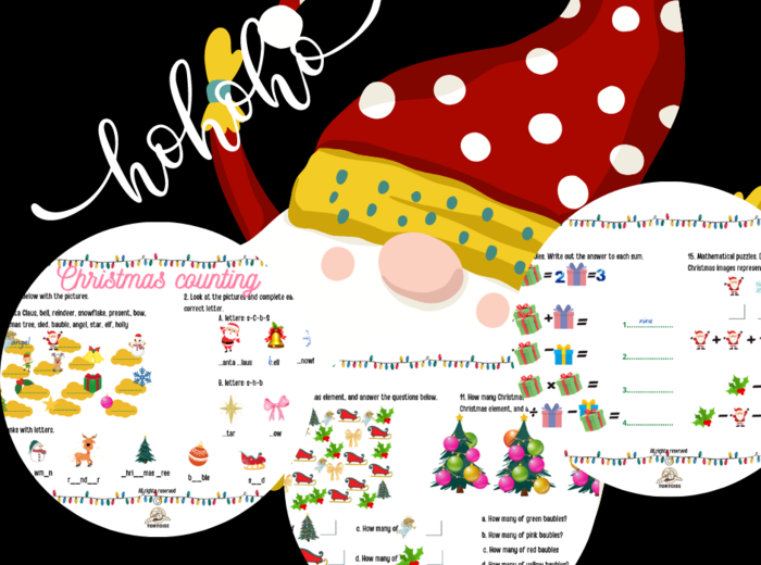 Christmas counting, czyli liczymy po angielsku do 11 z wykorzystaniem magii Świąt