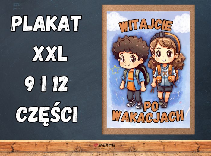 WITAJCIE PO WAKACJACH - dekoracja XXL