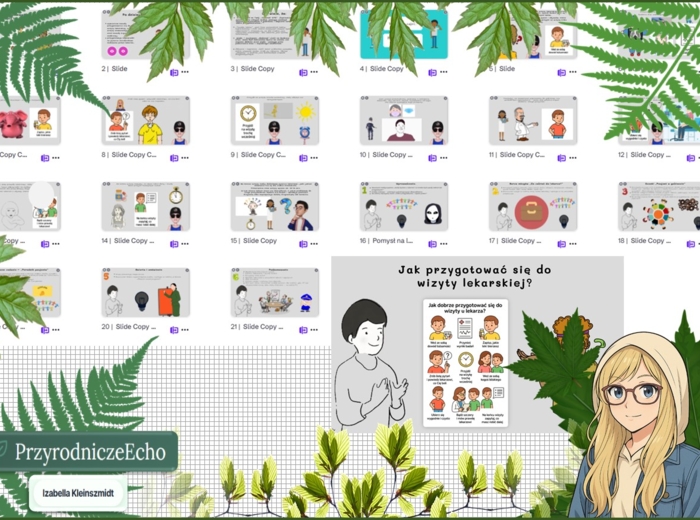 Prezentacja multimedialna w genial.ly „Jak przygotować się do wizyty lekarskiej?”. Edukacja zdrowotna. Klasa 4. Dział „Moje zdrowie”.